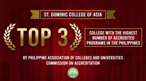SDCA RECEIVES THE TOP 3 SPOT OF COLLEGE WITH THE HIGHEST ACCREDITED PROGRAMS IN THE PHILIPPINES