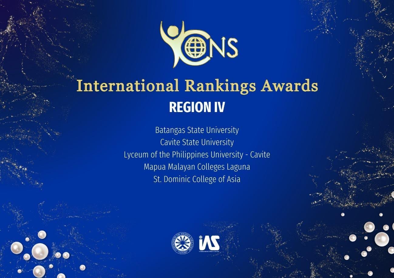 INTERNATIONALIZATION CHAMPIONS OF NATIONAL-BUILDING AND SUSTAINABILITY AWARDS (ICONS) AWARDEE