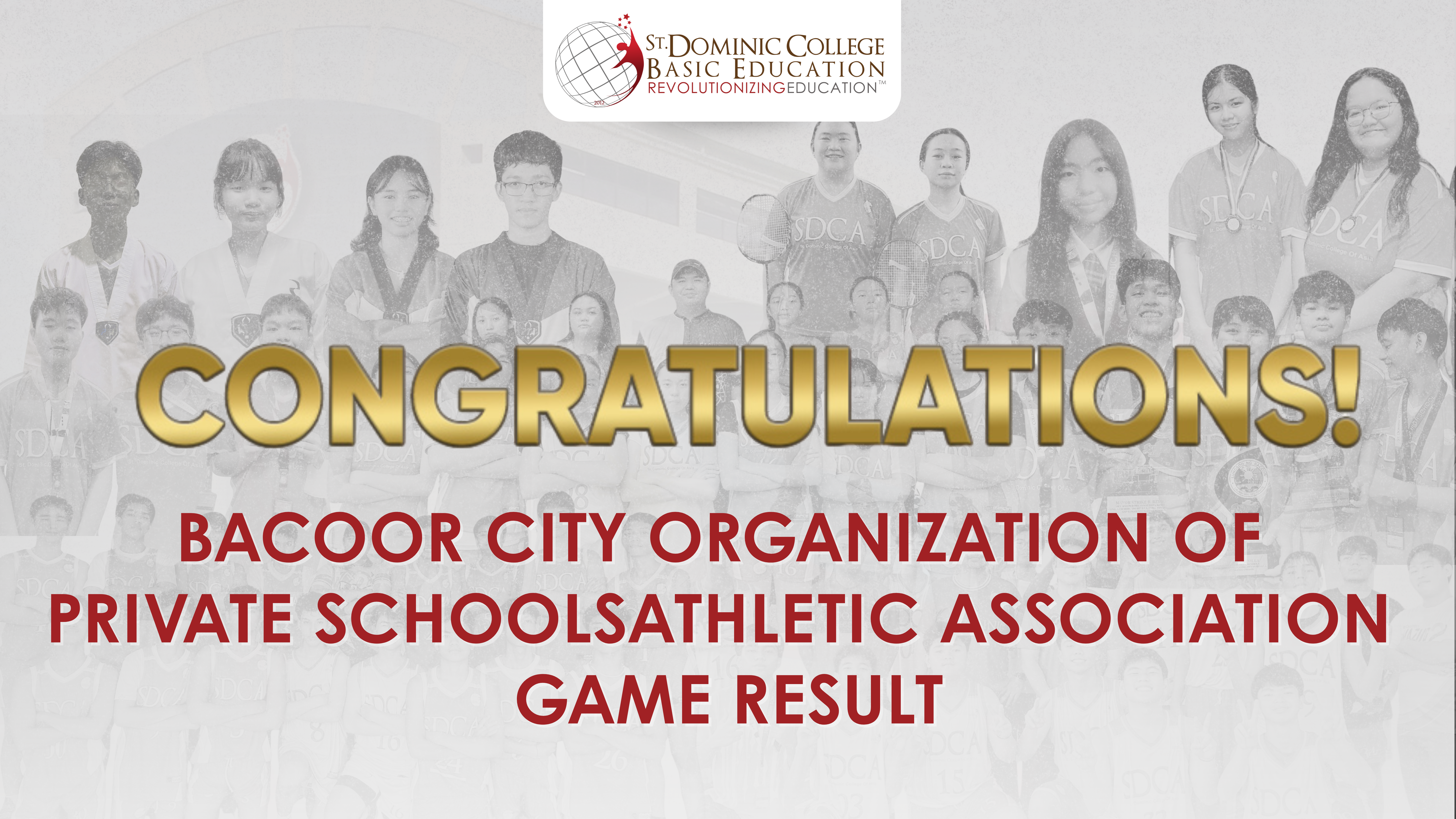 SDCA Basic Education Athletes Showcases Outstanding Performance in BCOPSAA 2025