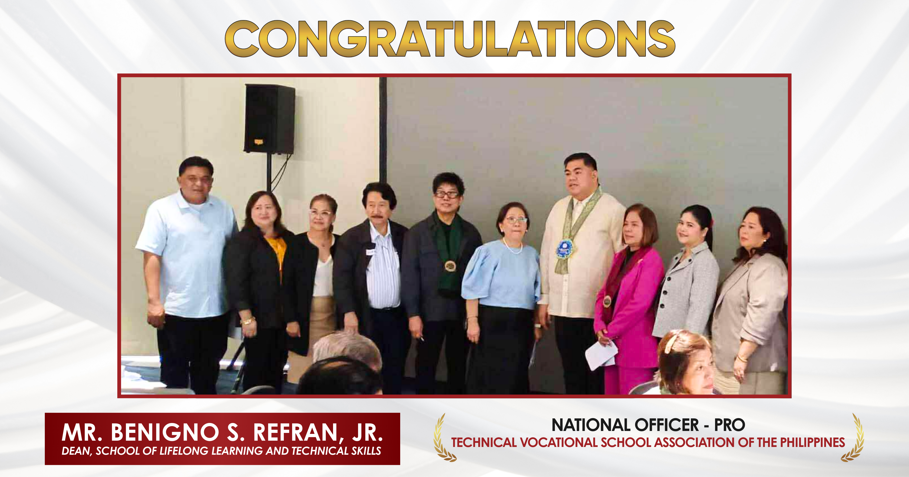 SDCA Dean Elected as National P.R.O. of TEVSAPHIL