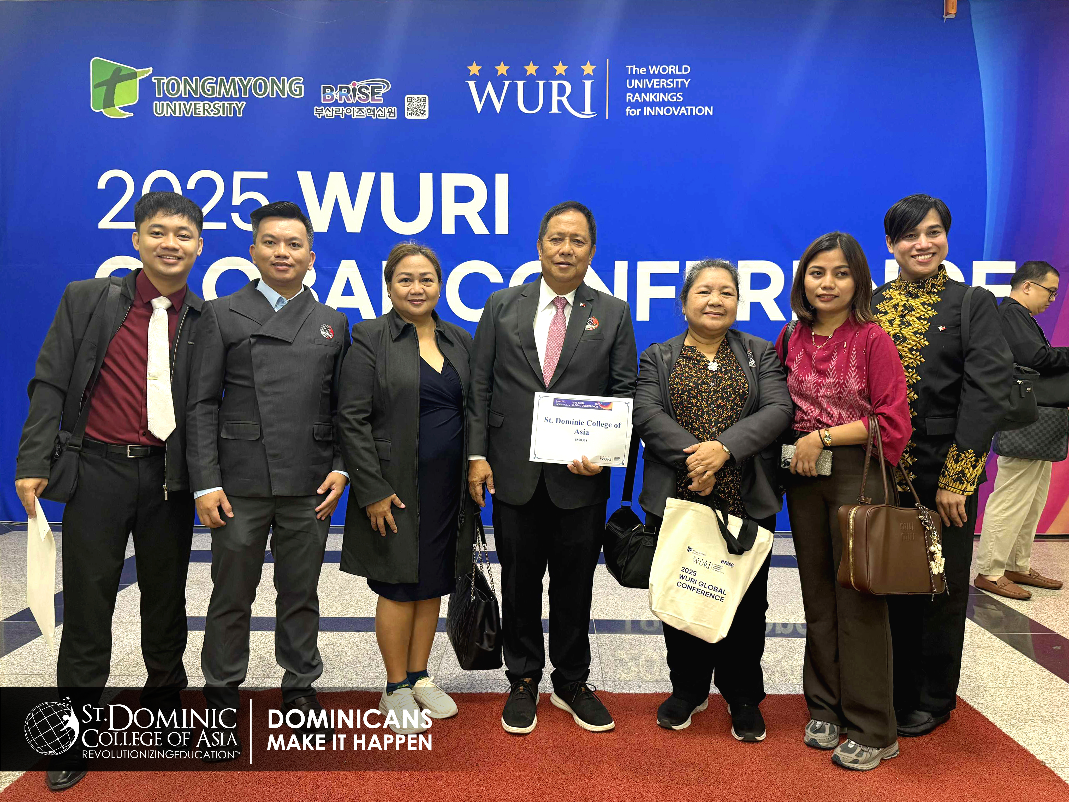 St. Dominic College of Asia Receives Top Recognition at WURI Global Conference in South Korea
