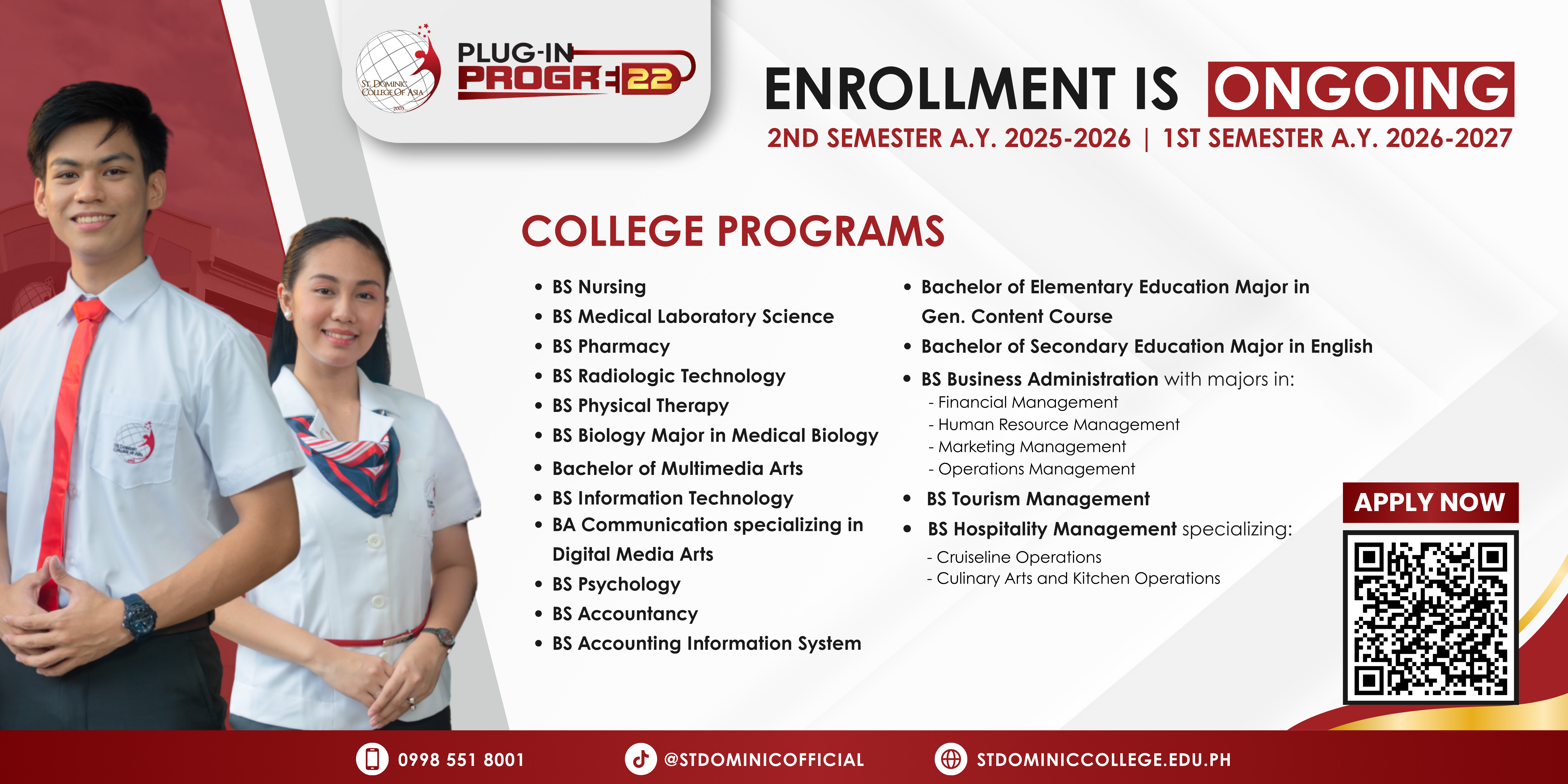 ENROLLMENT IS ONGOING