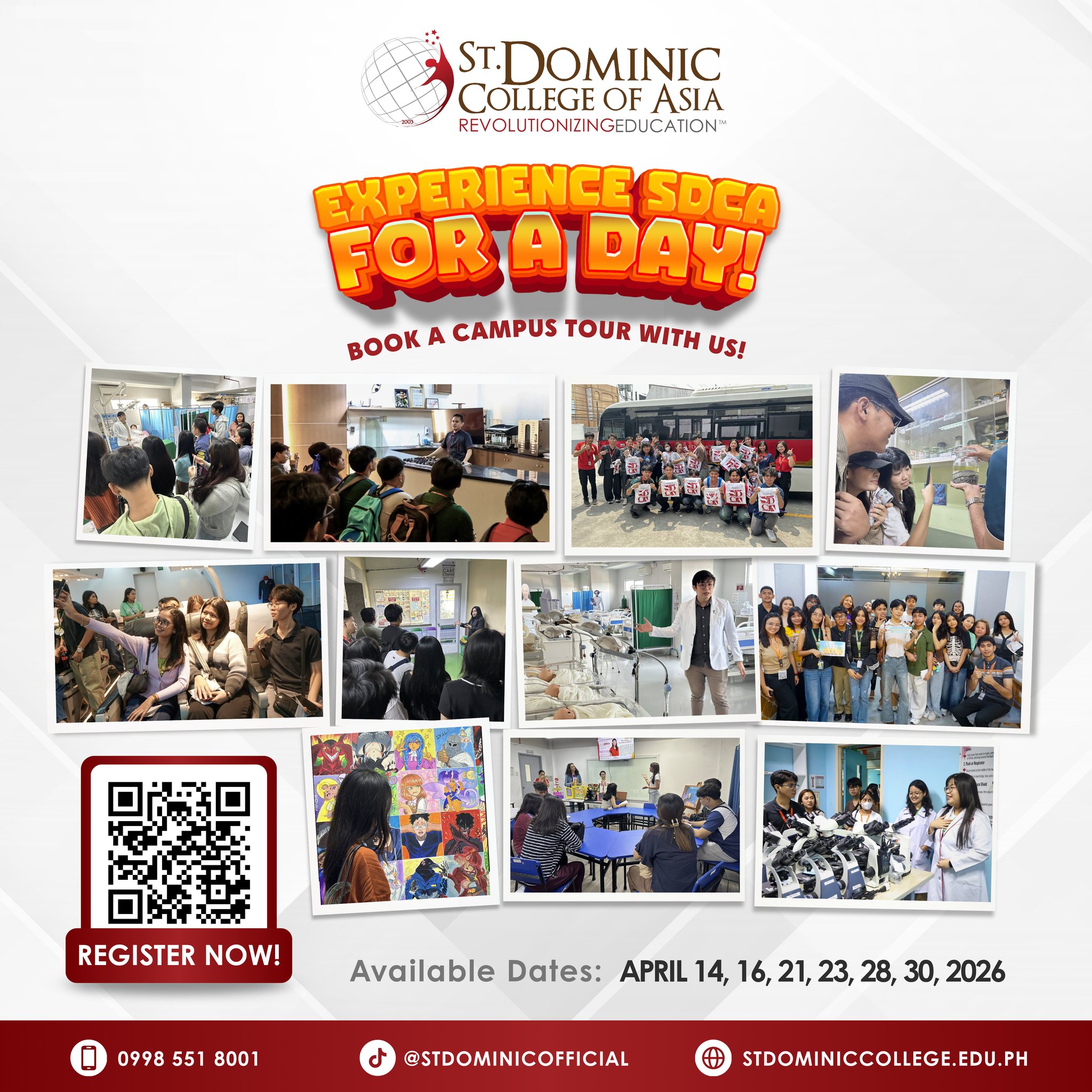 Experience SDCA for a Day | Book-a-tour Program
