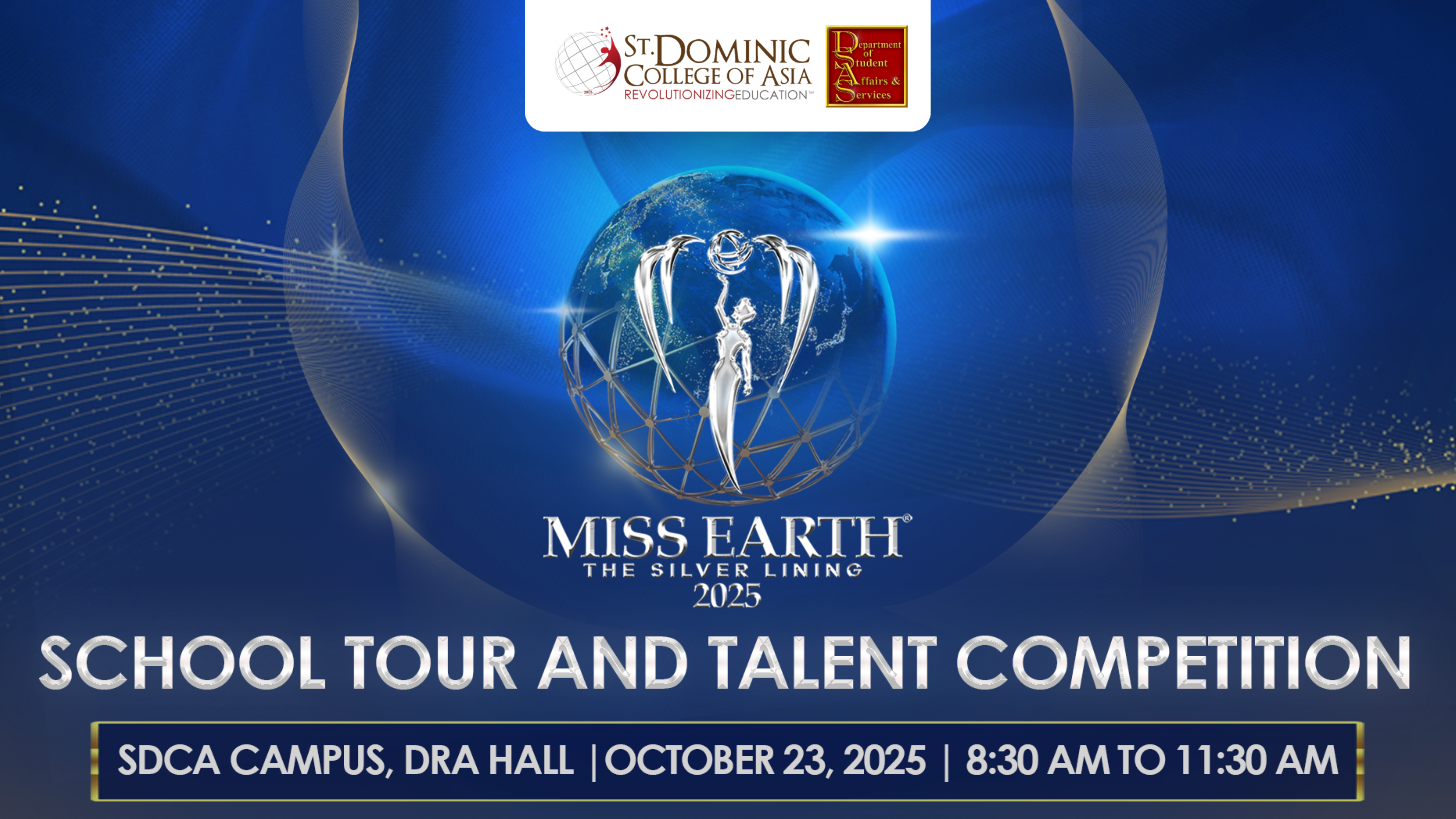 MS. EARTH THE SILVER LINING 2025 CAMPUS TOUR AND TALENT COMPETITION