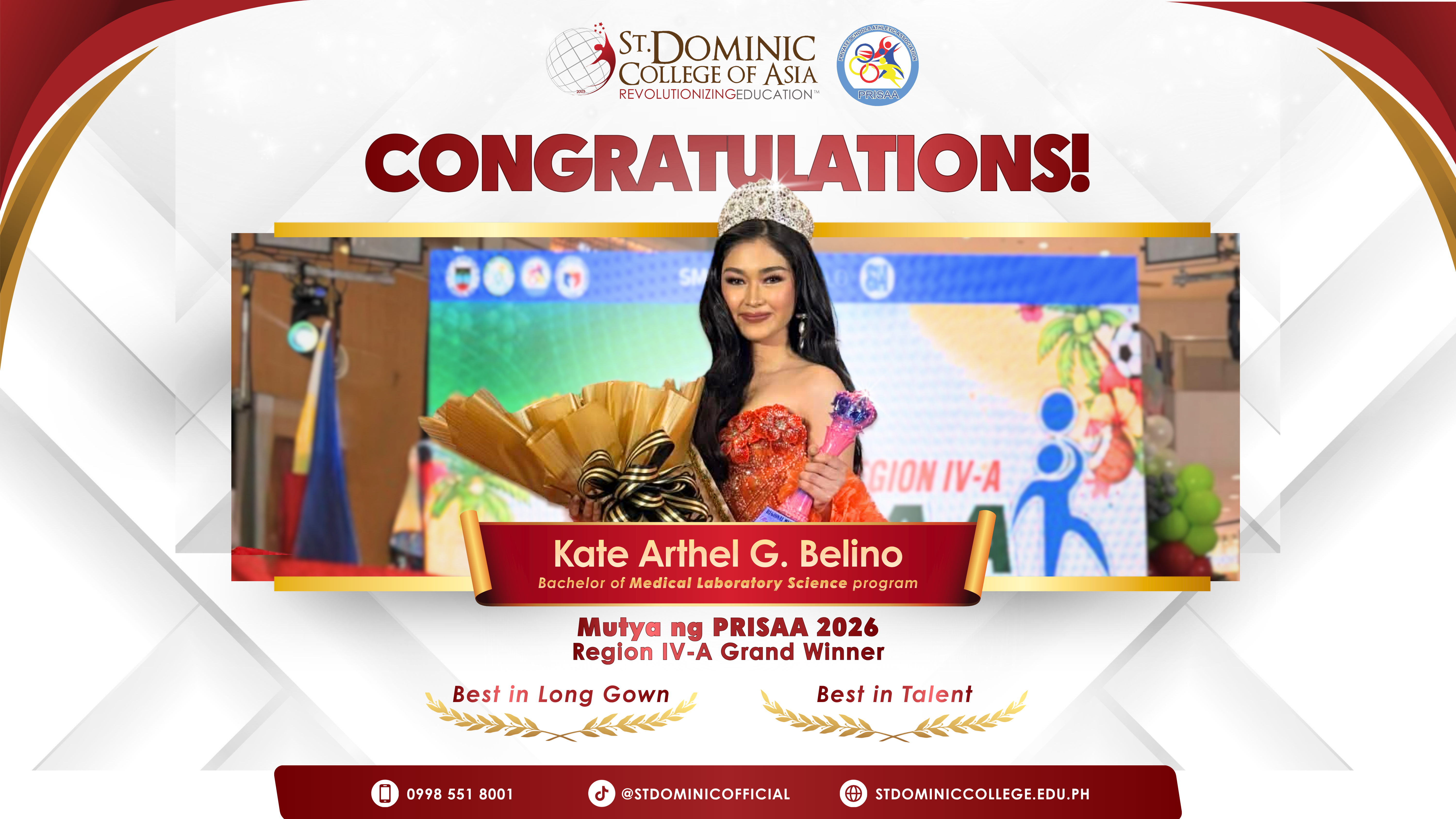 MUTYA NG PRISAA 2026 - GRAND WINNER