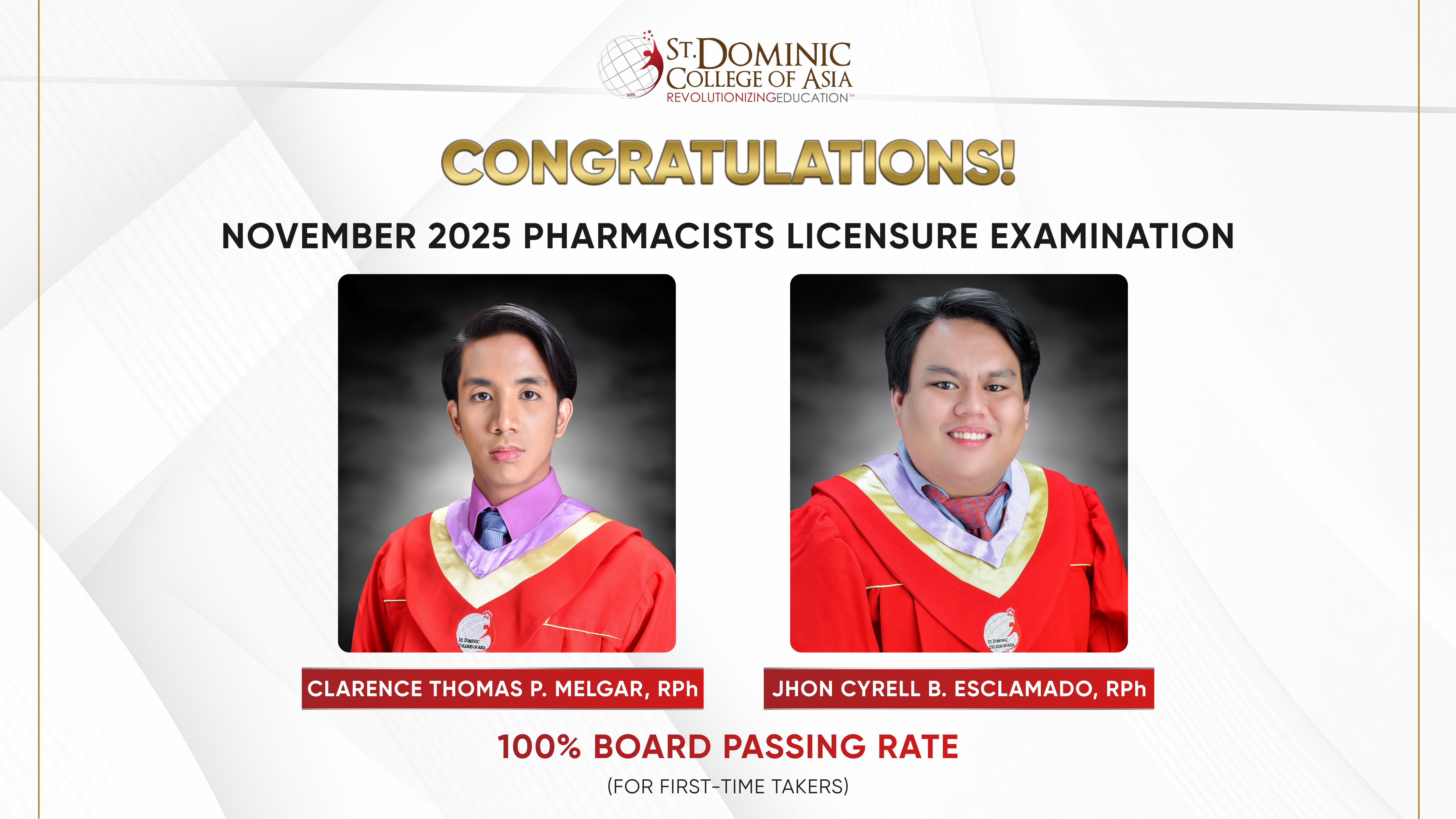 SDCA Achieves 100% Passing Rate in November 2025 Pharmacy Board Examination