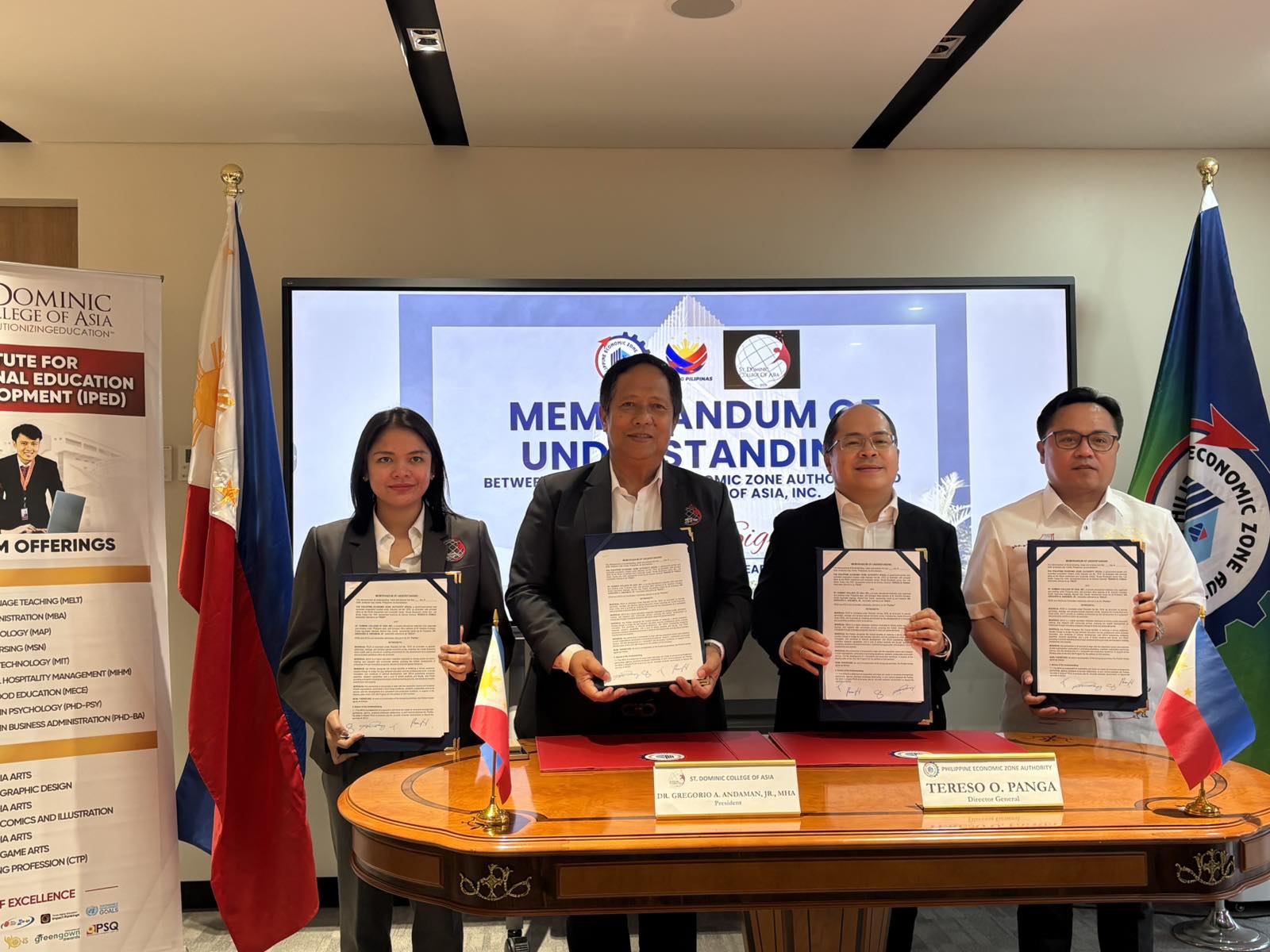 SDCA Forges Partnership with PEZA to Bridge Academe and Industry in CALABARZON