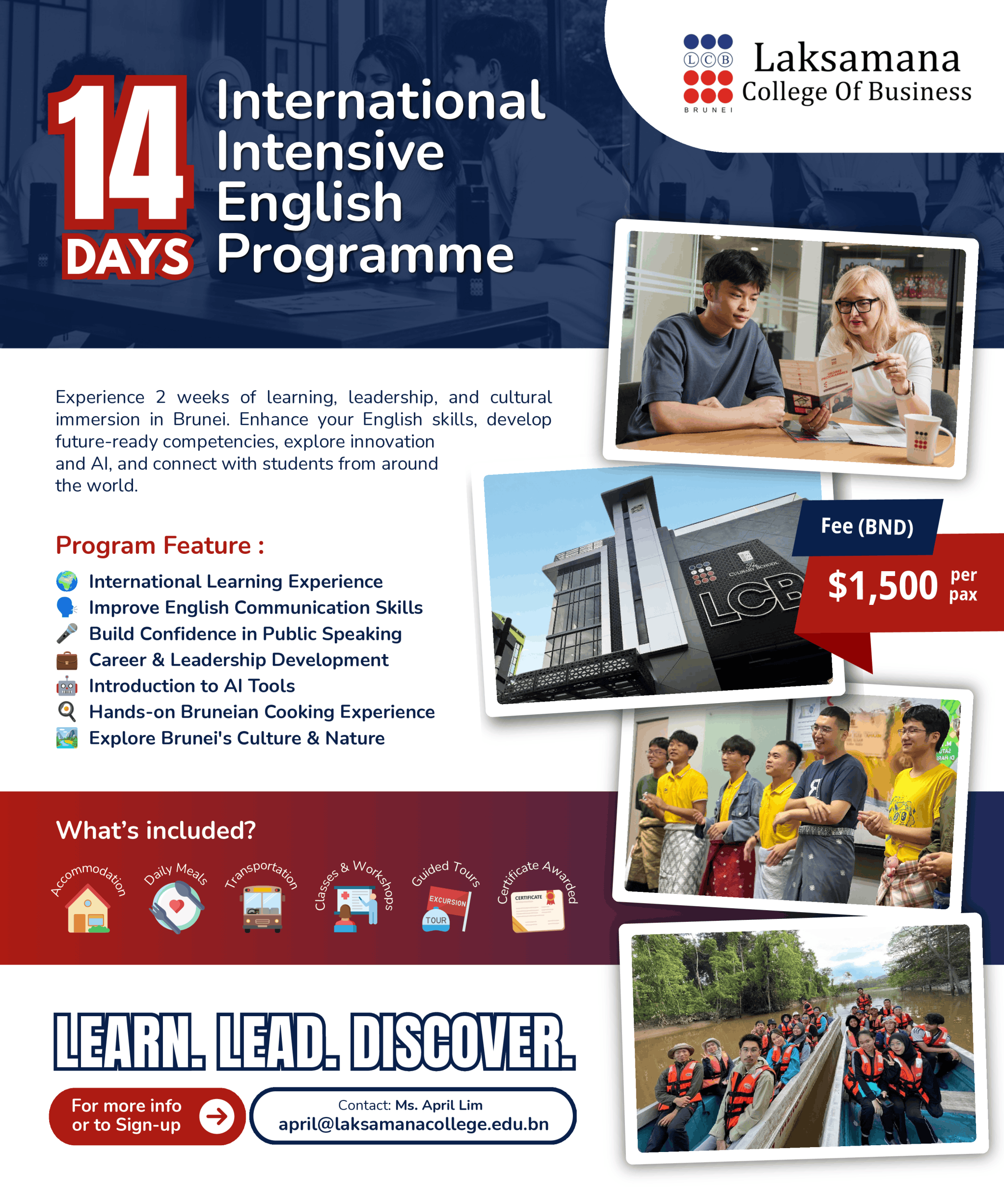 SDCA Students Invited to International Intensive English Programme in Brunei