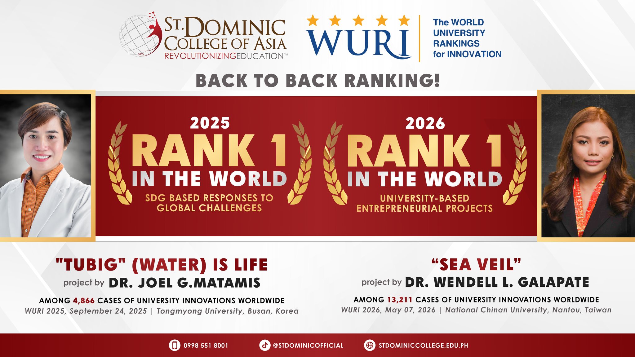 SDCA Tops WURI Rankings Two Years in a Row!