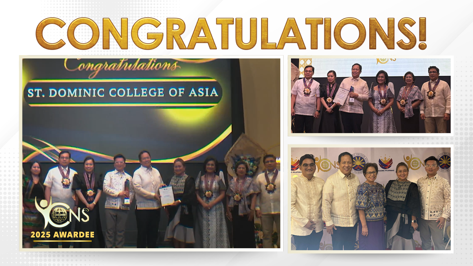 SDCA Wins Two Major Honors at CHED ICONS 2025 Awards