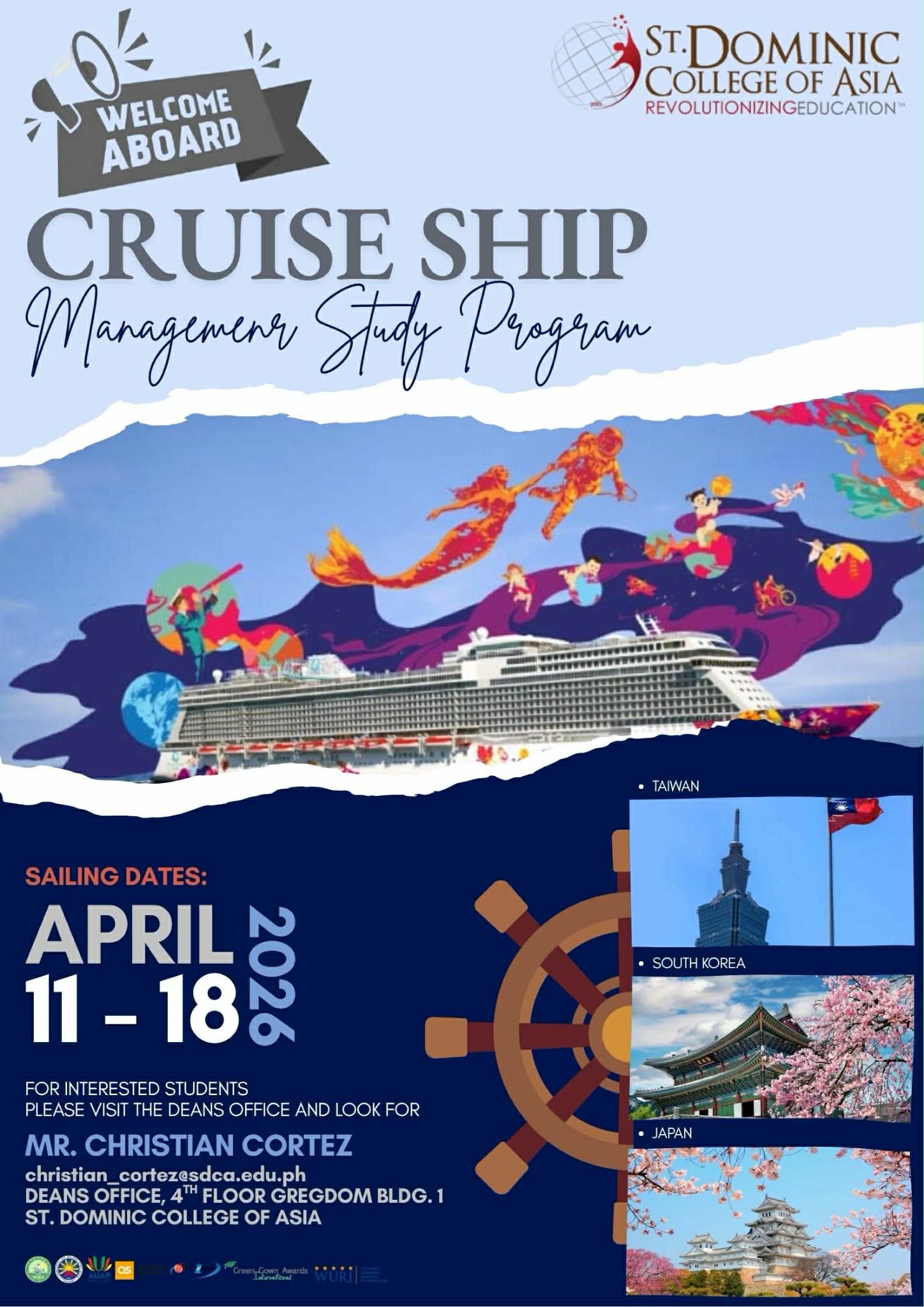 SIHTM Students Set Sail for International Cruise Immersion