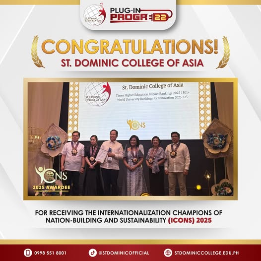 St. Dominic College of Asia proudly emerges as an ICONS 2025 Awardee