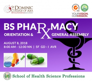 BS Pharmacy Orientation & General Assembly