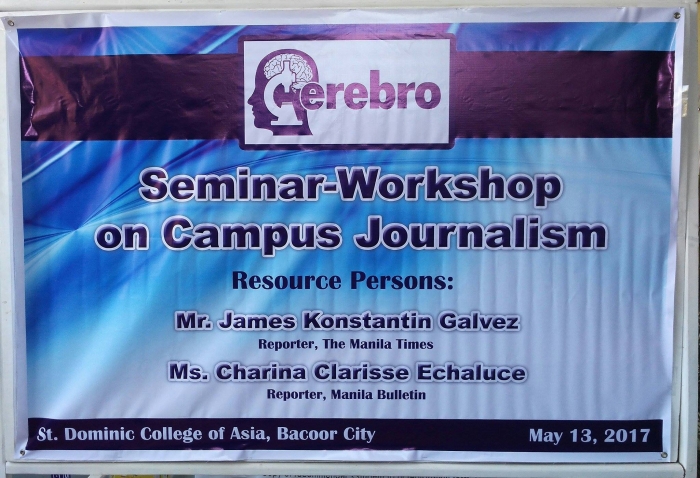 SDCA Seminar Workshop on Campus Journalism