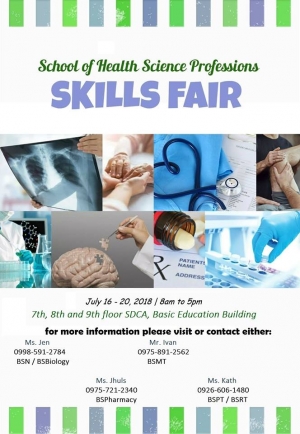 School of Health Science Professions SKILLS FAIR