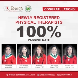 SDCA produces a perfect board exams passer for Physical Therapy