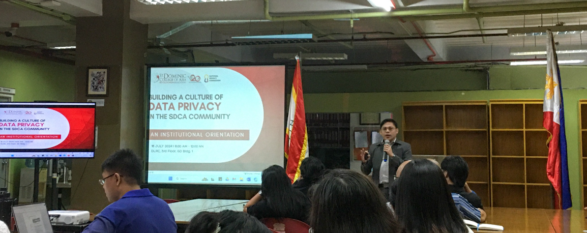 SDCA Successfully Conducted Institutional Orientation on Data Privacy