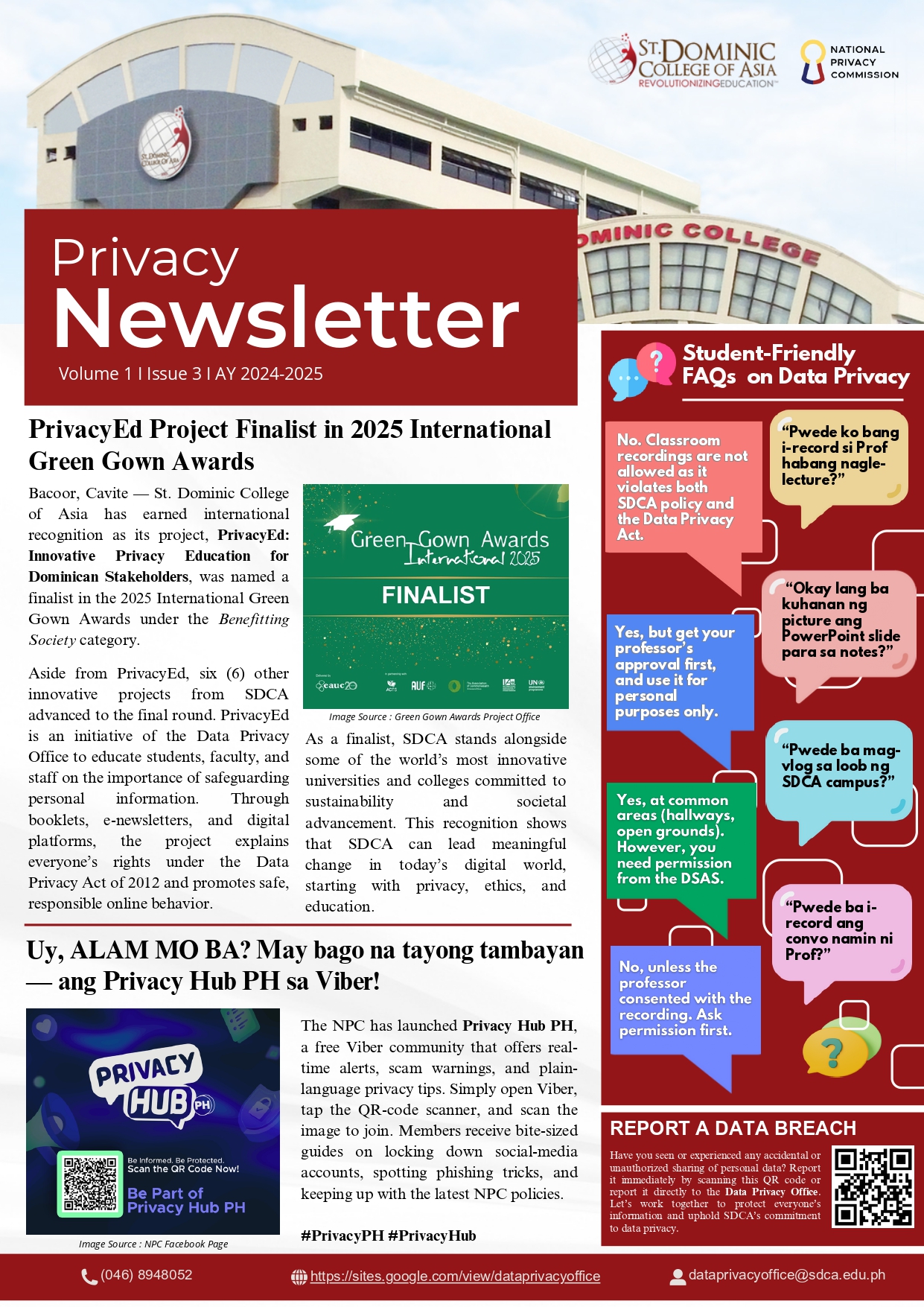 Volume 1 | Issue 3 | AY 2024-2025